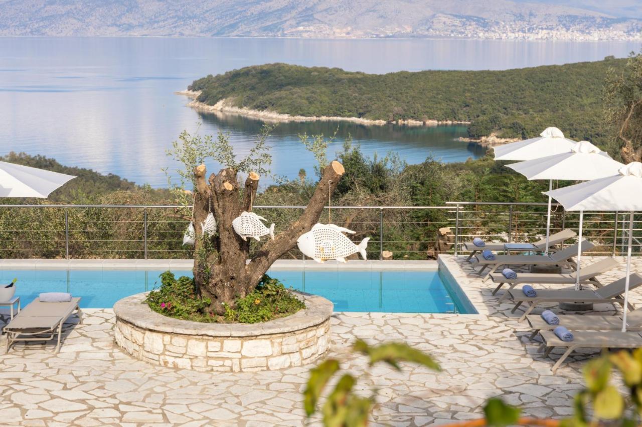 Villa White Stone By Rodostamo Collection Kassiopi Dış mekan fotoğraf