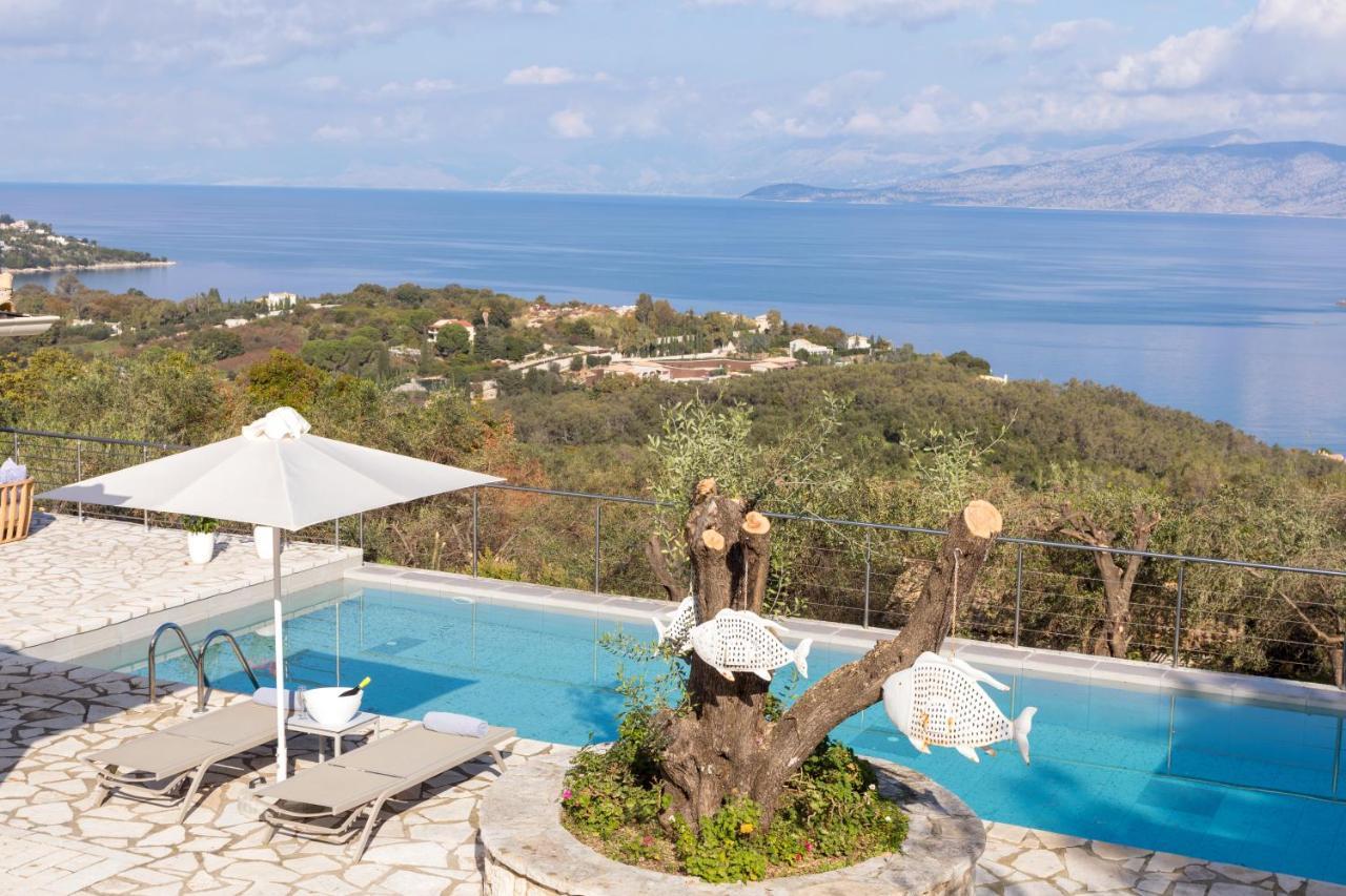 Villa White Stone By Rodostamo Collection Kassiopi Dış mekan fotoğraf