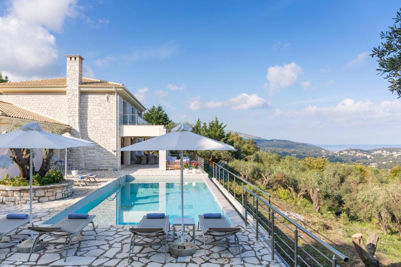 Villa White Stone By Rodostamo Collection Kassiopi Dış mekan fotoğraf